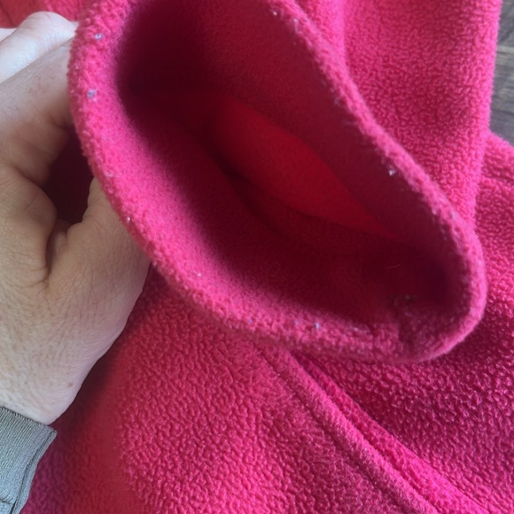 L.L. Bean Pink Polartec Fleece Button Up Cardigan - Picture 11 of 13